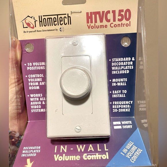 HomeTech | Other | Hometech Inwall Volume Control Htvc5 White With ...